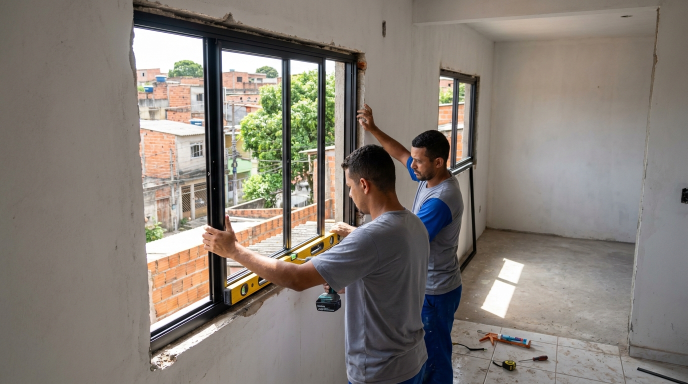 Produção de Portas e Janelas no Paranoá, Brasília‑DF