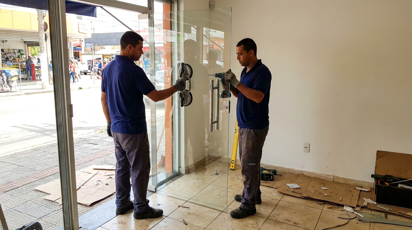 Portas em Vidro em Sobradinho, Brasília‑DF