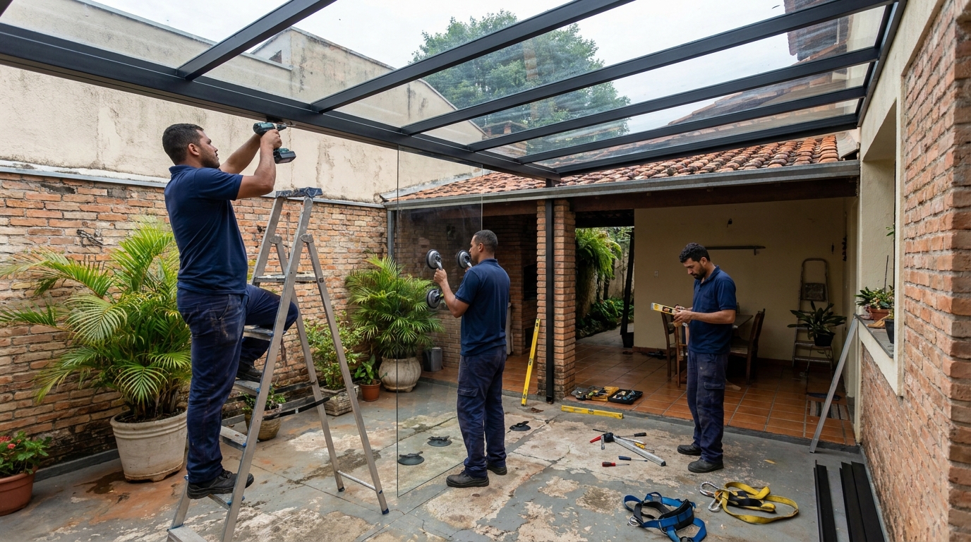 Cobertura de Vidro em Sobradinho, Brasília‑DF