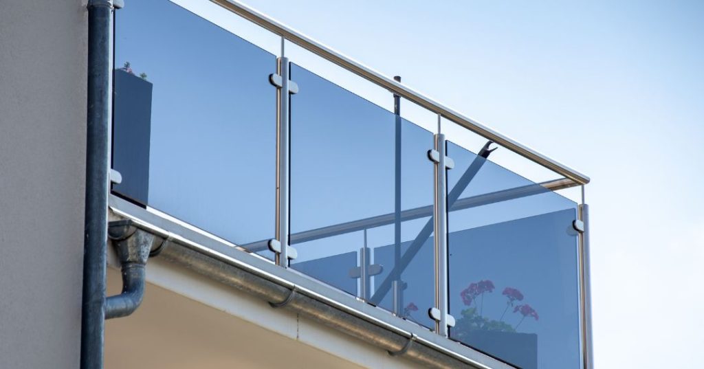 Guarda-corpo de vidro em Brasília