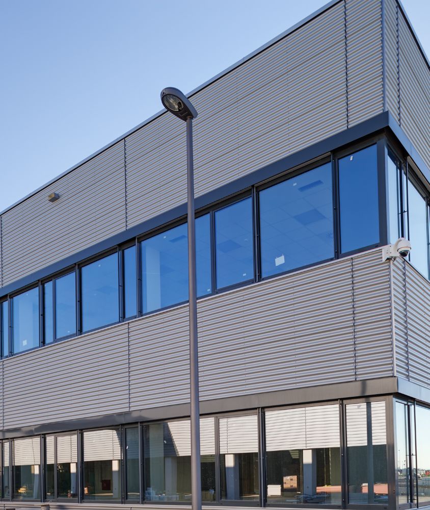 fachada de vidro em Brasília