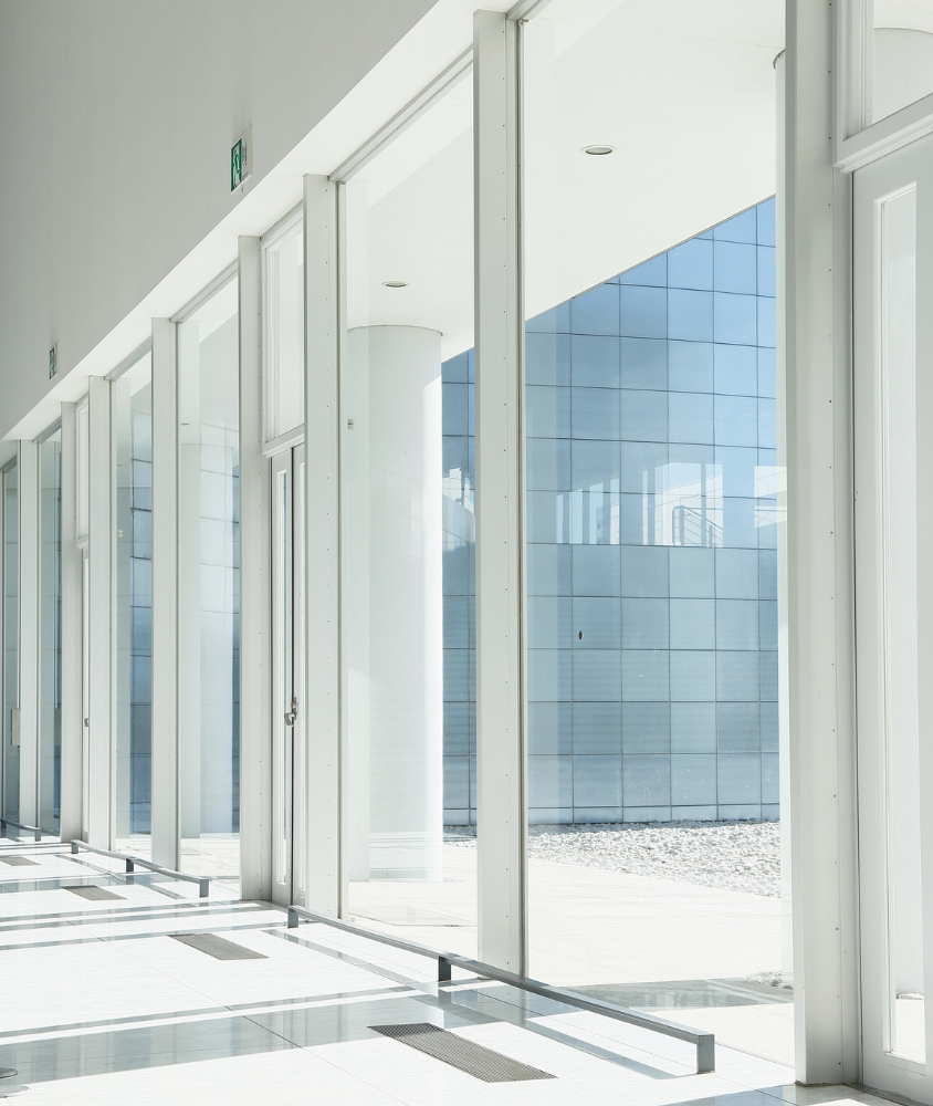 parede de vidro em Brasília